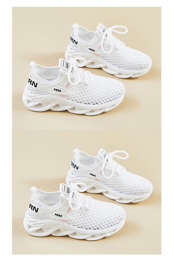 Elo Ygos Women's Hollowed-Out Sole Sneakers White