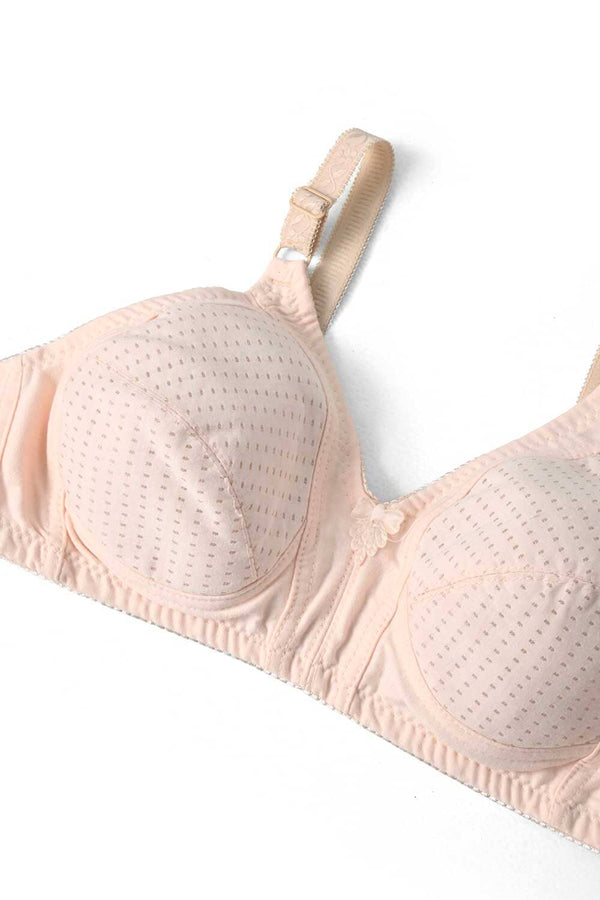Elo Yingziting Women's Soft Padded Bra Peach