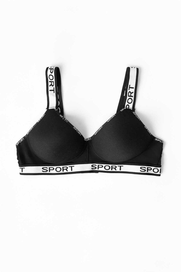 elo Yuluoting Women's Push Up Padded Bra Black