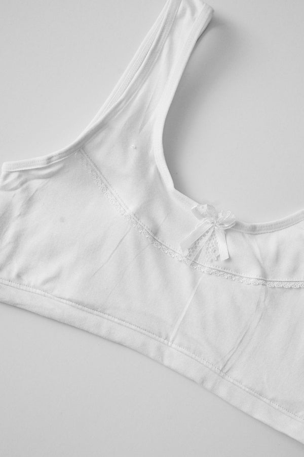 Elo YZN Girl's Soweto Bidi Bra White