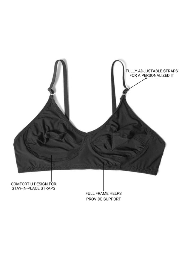 Elo Zhenmeng Women's Classic Stretchable Bra Red