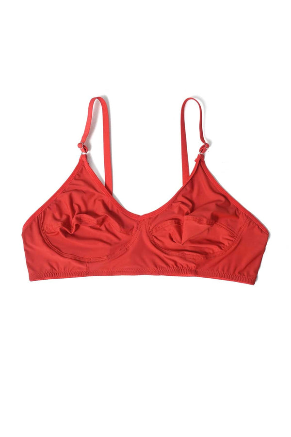 elo Zhenmeng Women's Classic Stretchable Bra Red