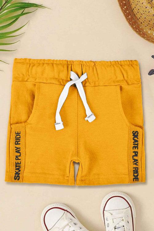 elo ZR Kid's Skate Play Terry Shorts Deep Yellow