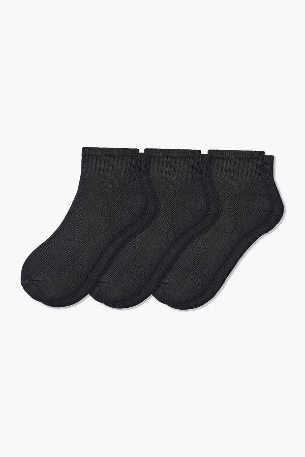 Elo Ergee Classic Men's Anklet Socks - Pack Of 3 White