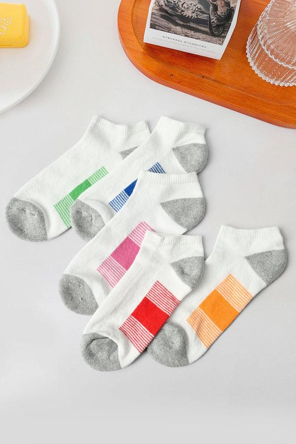 Elo Ergee Men's Orsk Ankle Socks - Pack Of 3 White & Parrot
