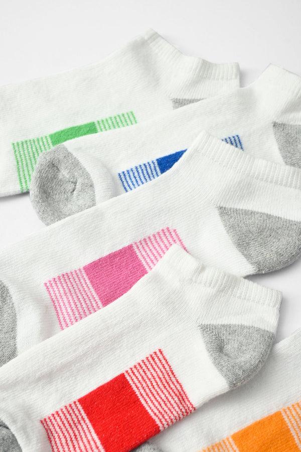 Elo Ergee Men's Orsk Ankle Socks - Pack Of 3 White & Parrot