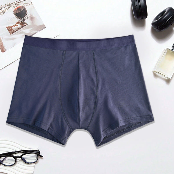 elo Eternity Men's Breathable Classic Boxer Brief Navy