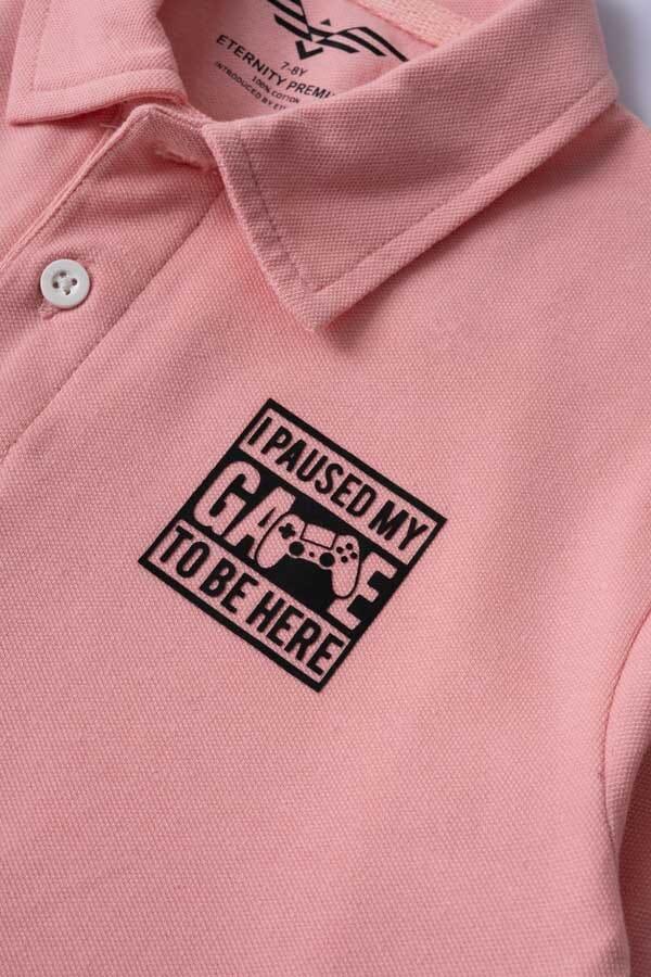 Elo Eternity Premium Boy's I Paused My Game Twin Set Pink