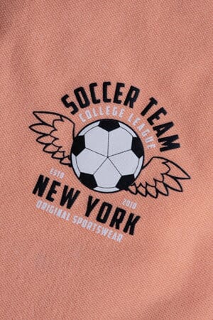 Elo Eternity Premium Boy's Soccer Team Twin Set Light Orange