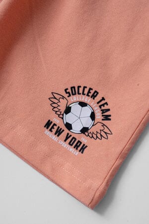 Elo Eternity Premium Boy's Soccer Team Twin Set Light Orange