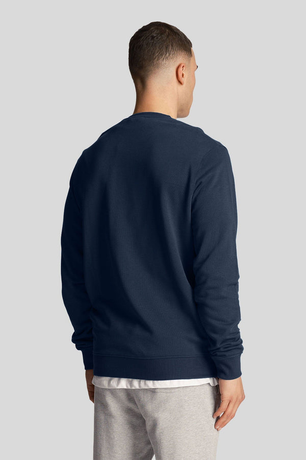 Elo Eternity Premium Men's Contrast Design Fleece Sweat Shirt Navy & Bottle Green