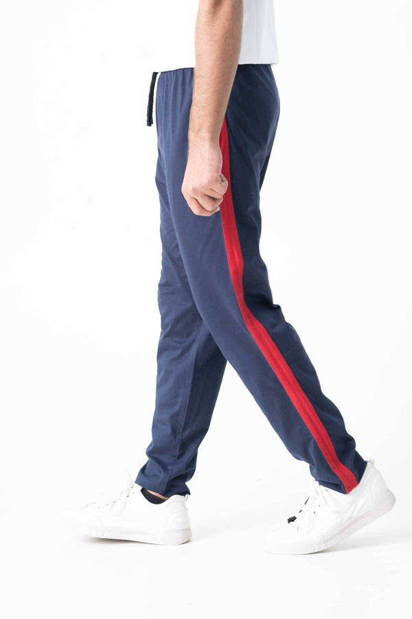Elo Eternity Premium Men's Contrast Panel Trouser Navy & Red