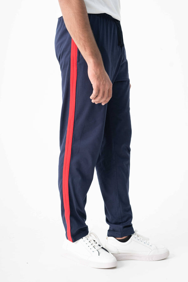 Elo Eternity Premium Men's Contrast Panel Trouser Navy & Red