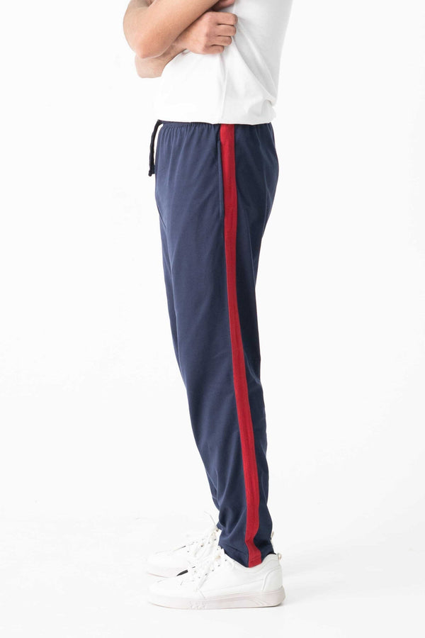 elo Eternity Premium Men's Contrast Panel Trouser Navy & Red