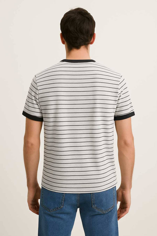 Elo Eternity Premium Men's Crew Neck Tee Shirt Navy