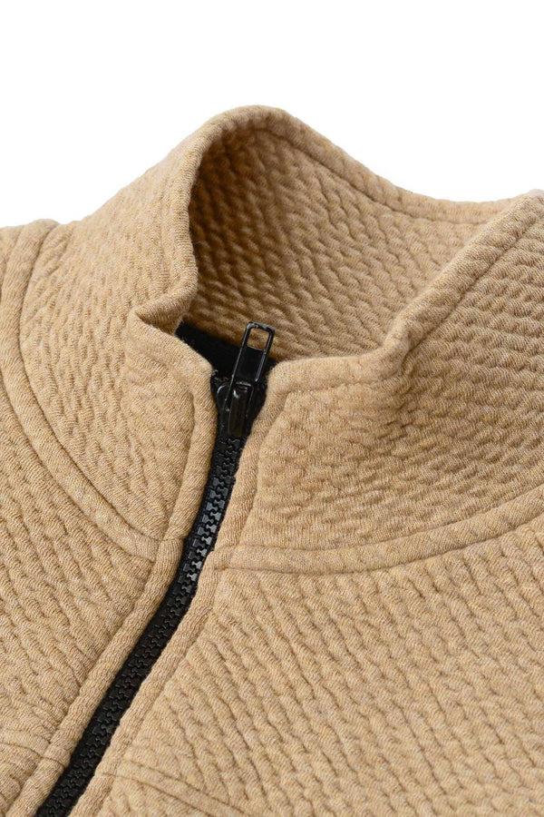 Elo Eternity Premium Men's Jacquard Double Knit Gilet Brown & Black