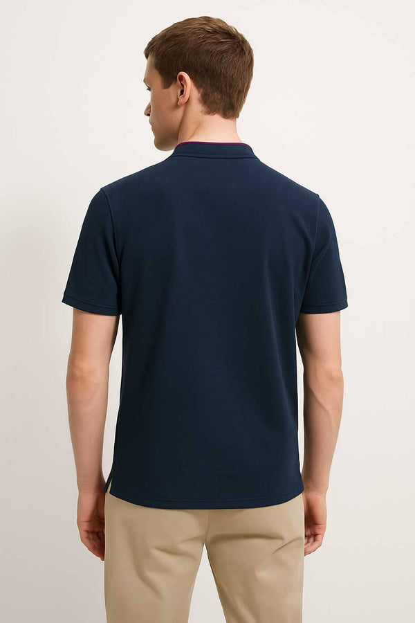 Elo Eternity Premium Men's Mandarin Tee Shirt Black