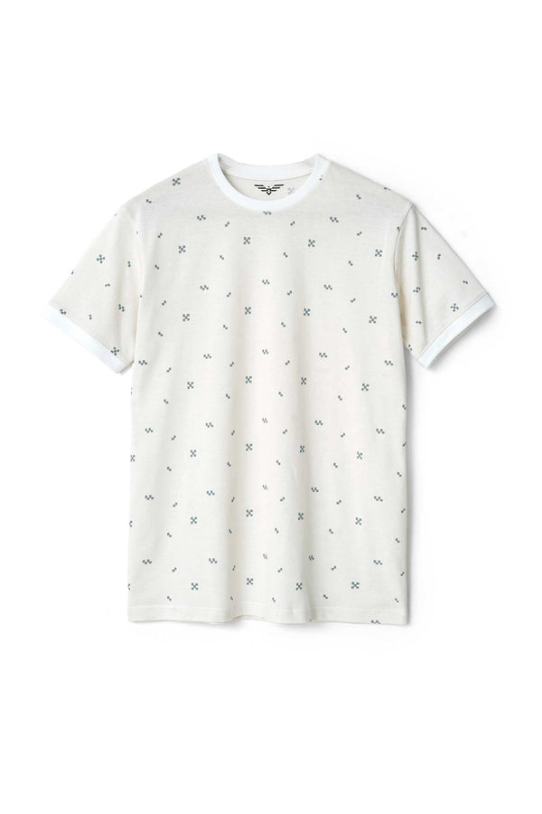 Elo Eternity Premium Men's Pique Tee Shirt Off White