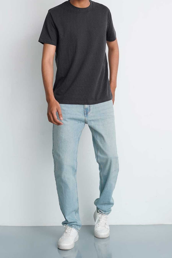Elo Eternity Premium Men's Textured Tee Shirt Graphite