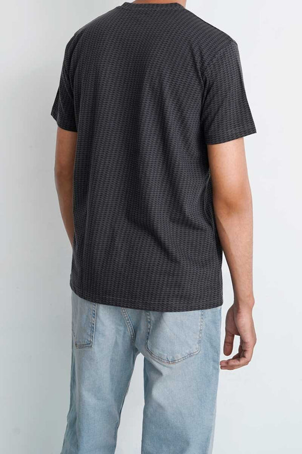 Elo Eternity Premium Men's Textured Tee Shirt Graphite