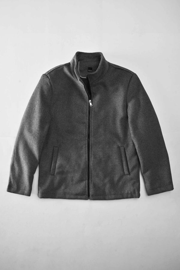 Elo Fashion Men's Hasselt Long Sleeve Zipper Jacket Light Brown