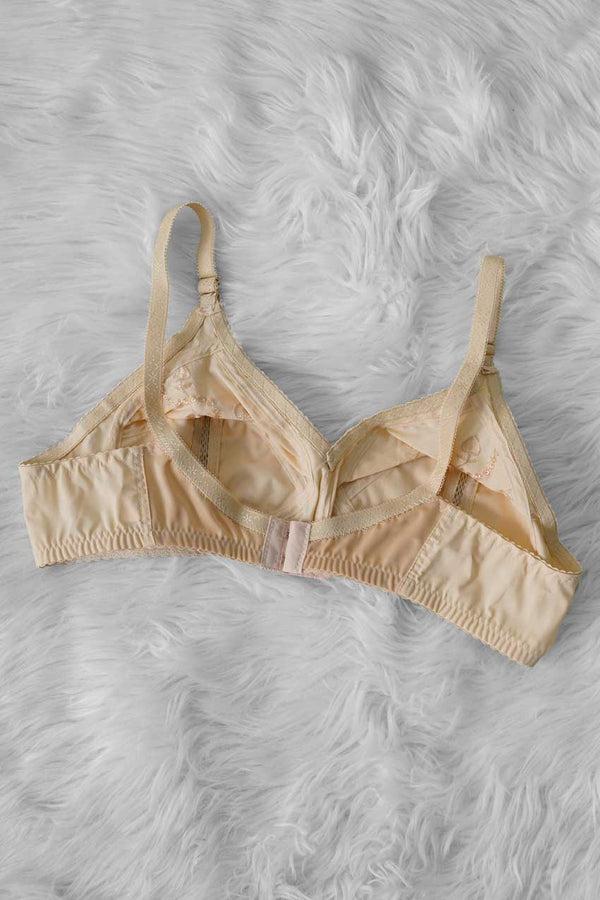 Elo Five Star Women's Breathable Embroidered Cotton Bra Skin