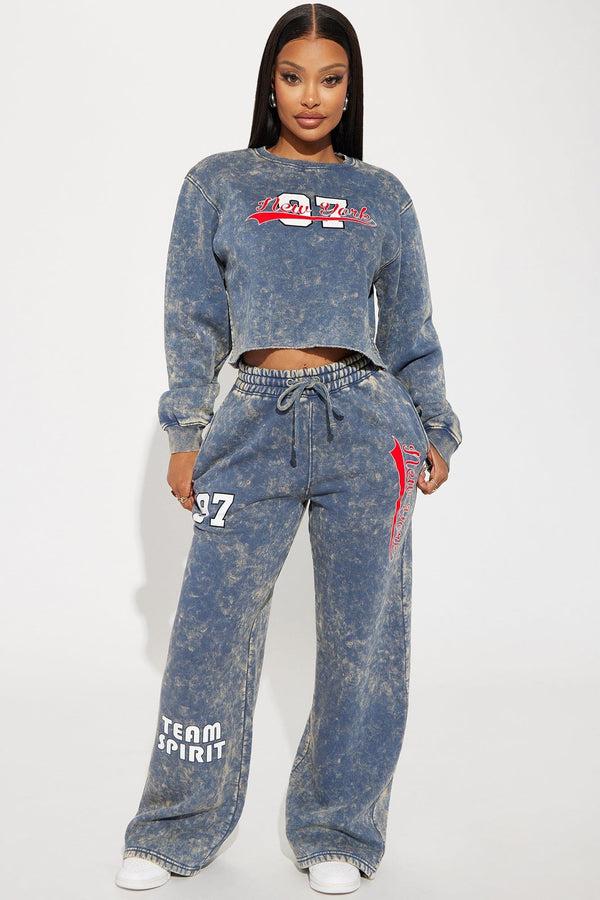 Elo FN Women's New York Athletic Washed Fleece Sweatshirt Navy