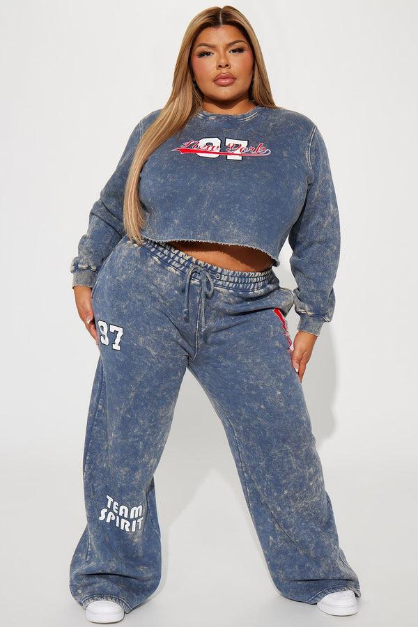 Elo FN Women's New York Athletic Washed Fleece Sweatshirt Navy