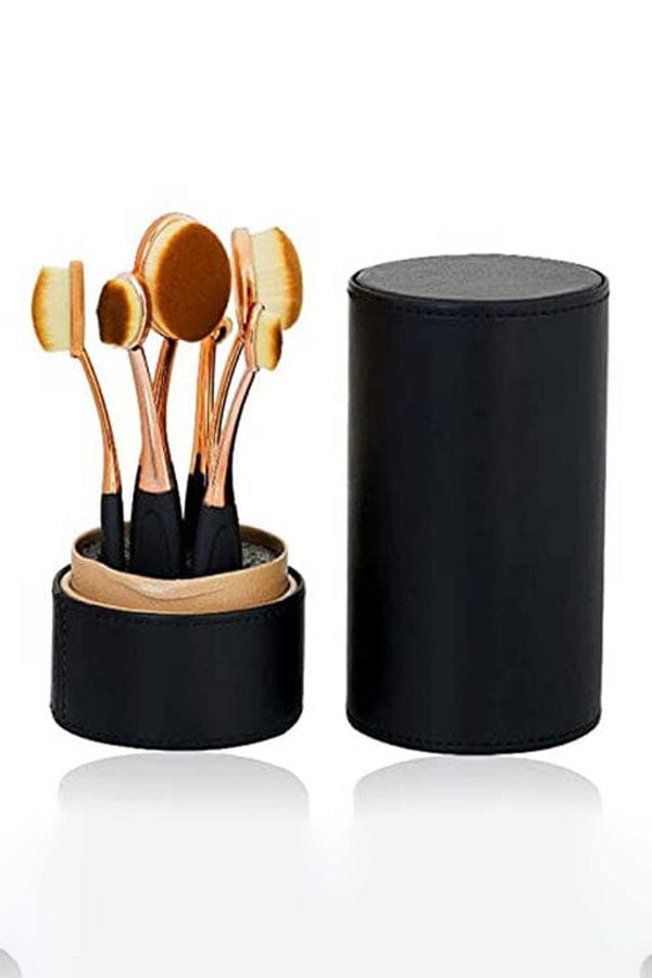 elo Foundation Contour Concealer Eyeliner Blending Brushes Tool - Pack Of 5