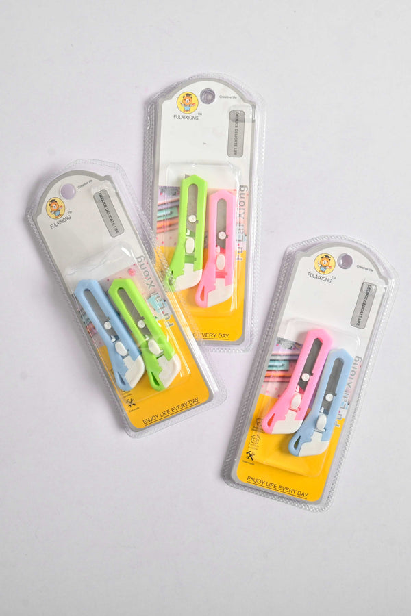 Elo Fulaixiong Paper Cutter Set - Pack Of 2 Sky & Green