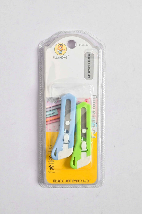 elo Fulaixiong Paper Cutter Set - Pack Of 2 Sky & Green