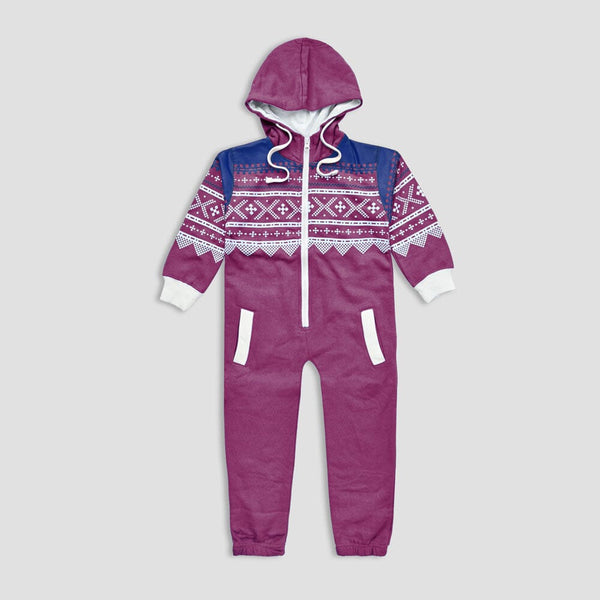 elo Fury Kids Toddler Printed Design Jumpsuit Magenta