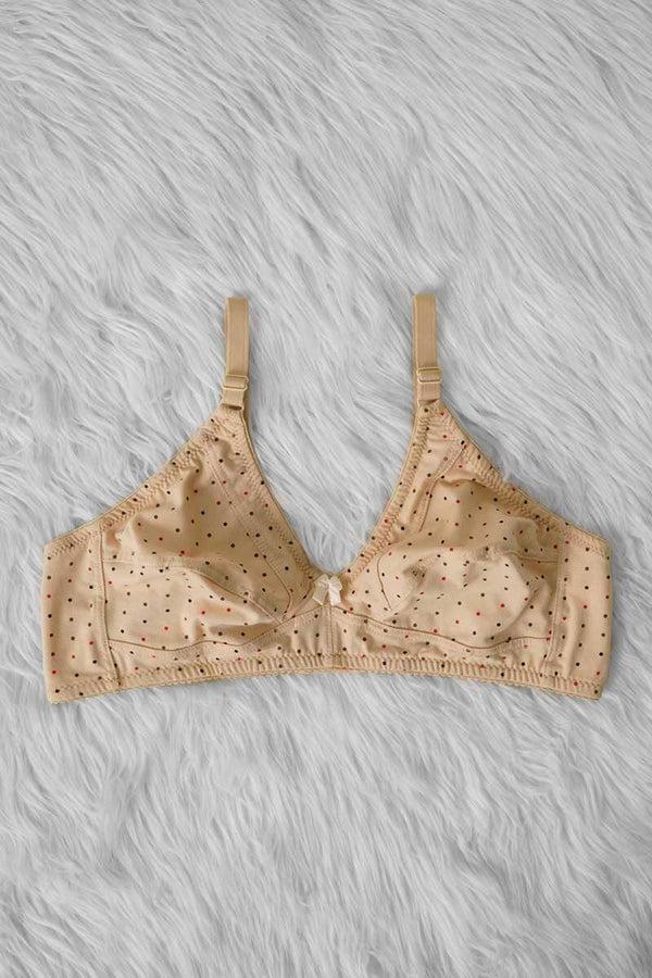 elo Galaxy Women's Dots Printed Stretchable Bra Skin