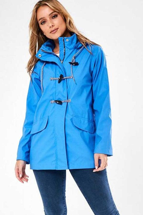 Elo Gerard Women's Rimini Drawstring Rain Jacket Blue