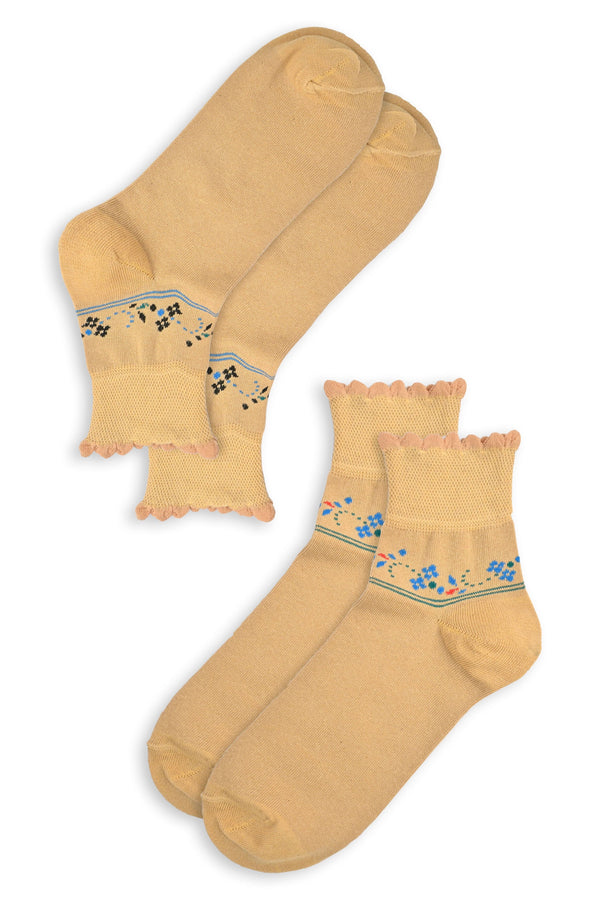 Elo Gol Women's Gerasdorf Crew Socks - Pack Of 2 Pairs