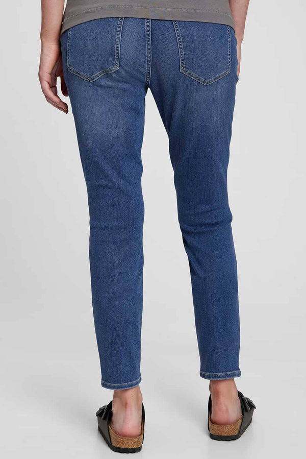 Elo GP Women's Inset Panel Skinny Maternity Jeans Blue