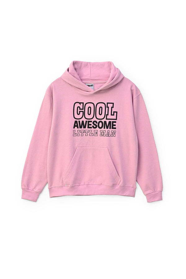 elo Happy Boy's Cool Awesome Printed Pullover Hoodie Pink