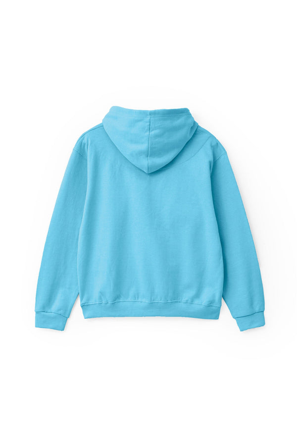 Elo Happy Kid's Highlands Traveling Printed Pullover Hoodie Aqua