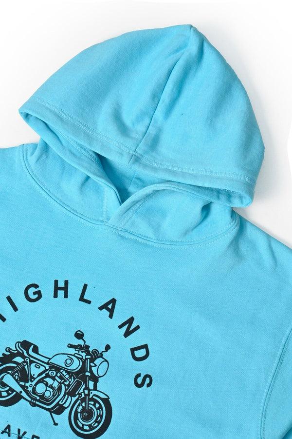 Elo Happy Kid's Highlands Traveling Printed Pullover Hoodie Aqua