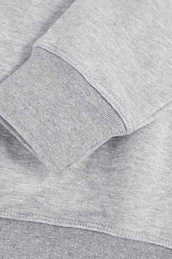 Elo HAS Apparel Men's Abstract Printed Long Sleeve Sweat Shirt Heather Grey