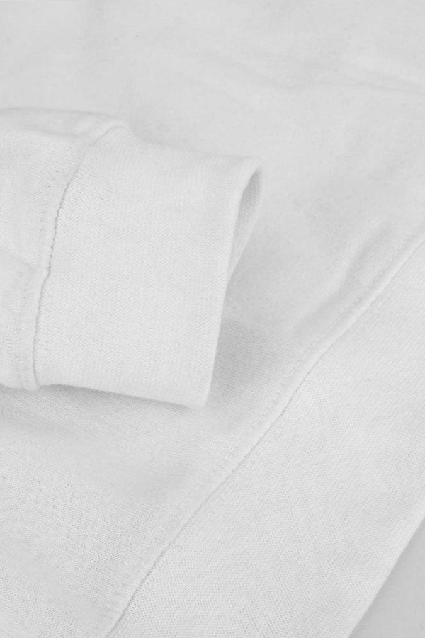 Elo HAS Apparel Men's New World Printed Long Sleeve Sweat Shirt White