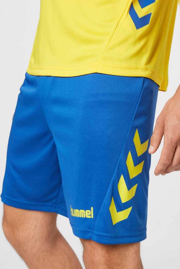 Elo HML Boy's Down Arrow Activewear Shorts Black & Bottle Green