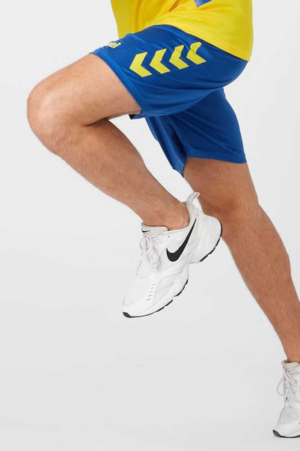 Elo HML Boy's Down Arrow Activewear Shorts Black & Bottle Green