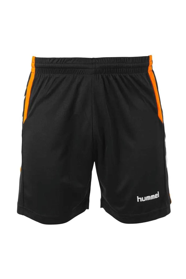 Elo HML Men's Dotted Arrow Activewear Shorts Black & Orange