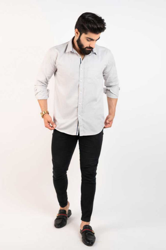Elo Hopio Men's Salihorsk Solid Style Casual Shirt Pink