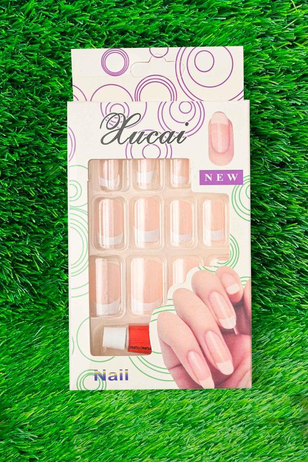 Elo Hucai Women's Artificial Fake Nails - Pack Of 12 D3