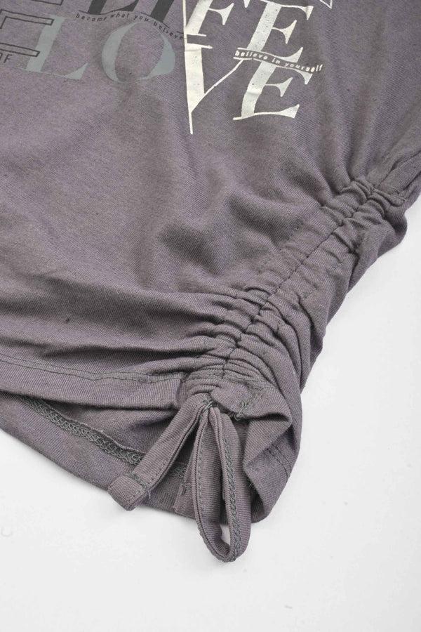 Elo Hudson Girl's Live A Life Full Of Love Printed Tee Shirt