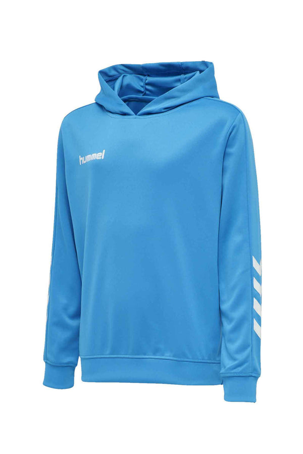 elo Hummel Boy's Arm Arrow Printed Sports Pullover Hoodie Blue
