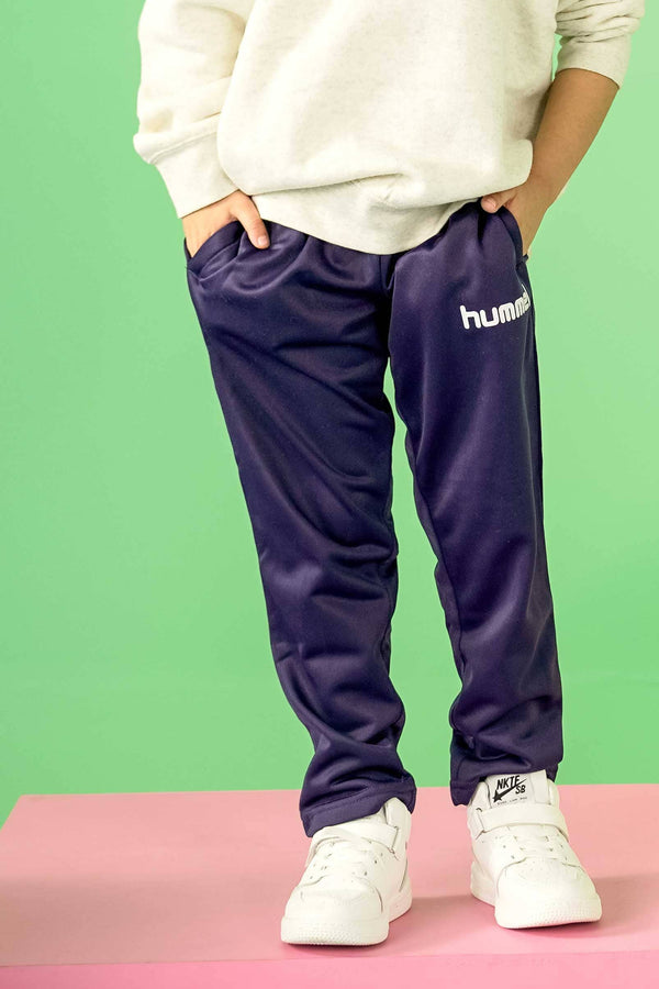 Elo Hummel Boy's Arrow Style Activewear Trousers Navy