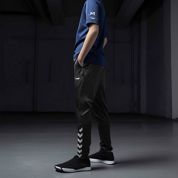 elo Hummel Boy's Down Arrow Style Activewear Trousers Black